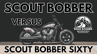 What are the Differences? 2025 Indian Scout Bobber Versus Scout Bobber Sixty