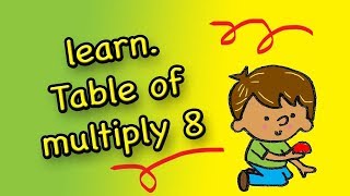 Canción Infantil | Multiplication Table of 8 🥁🎷8️⃣ (2024)