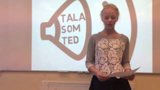 Malinsklipp Alva #TEDtal Live