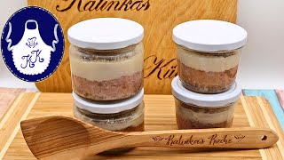 Boiling minced meat in a jar – easy storage with versatile uses.