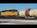 railfanning up 22 feb 2025 along the clinton sub in eastern iowa