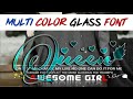 How To Make Glass Font | Photopea Glass Font | Glass Font Editing | Glass Font | Zarraq Creation