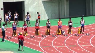 丹有総体－3年男子100m予選1組