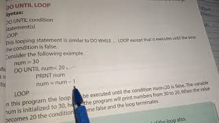 Qbasic Do until loop
