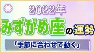 季節に合わせて動こう！2022年みずがめ座の運勢はどうなる？【水瓶座 占い】