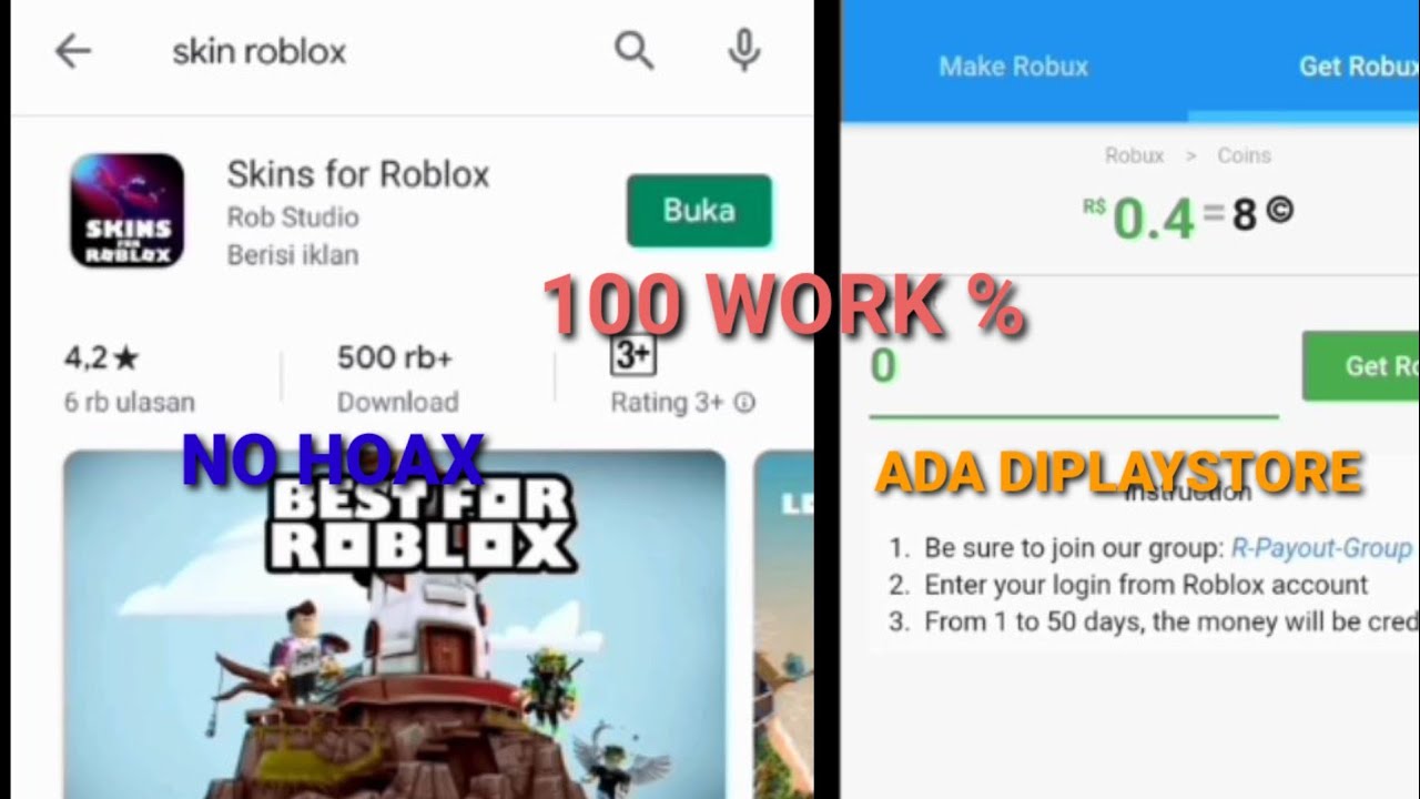 TUTORIAL CARA MENDAPATKAN ROBUX DI ROBLOX FREE - YouTube