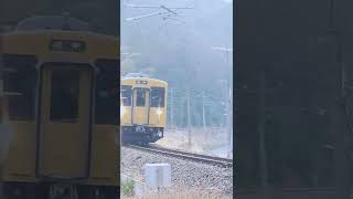 福塩線　105系4両編成通過　Passing train