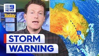 Wild weather forecast for parts of Queensland | 9 News Australia