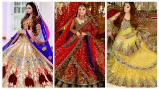 kashees bridal dress designs _ 2024 kashes shararah design dressing ideas _ kashees bridal gararah