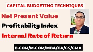 Capital Budgeting Techniques Part-3||  #capitalbudgeting