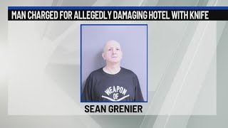 Cobleskill man charged for allegedly damaging hotel with knife
