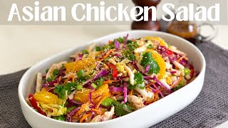 Ultimate Asian Chicken Salad Recipe | Best Asian Inspired Salad Dressing