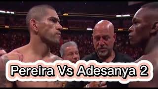 Alex Pereira Vs Israel Adesanya 2 Full Fight | UFC 287 #ufc287 #ufc #adesanyavspereira #fayafights