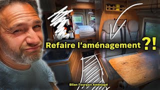 TOUT REFAIRE L'AMENAGEMENT ?! de mon fourgon Aménagé #vanlife #fourgonaménagé  -  Voyage Voyages