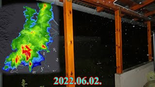 ⚡️⛈│2022.06.02.│Zivatar, felhőszakadás│Thunderstorm, Heavy Rain│⛈☔️⚡️ 🇭🇺