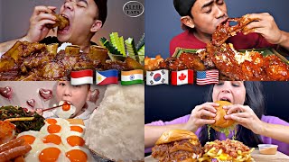 Famous MUKBANGERS From Different COUNTRIES😱🙀