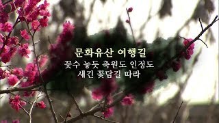 꽃수 놓듯 축원도 인전도 새긴 꽃담길 따라