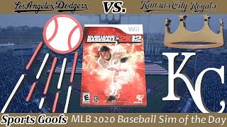SG #MLB: #LosAngeles #Dodgers vs. #KansasCity #Royals- MLB 2K12 (#Wii, #Xbox, #PS3, #PSP)