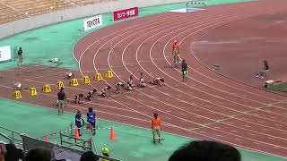 2013愛知全中陸上女子100m準決勝2組