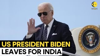 US President Joe Biden departs for G20 summit in India | WION Originals