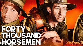 40,000 Horsemen | WW1 Movie | Historical Drama Film | Classic Movie