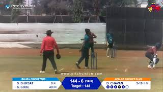 75th SALAR JUNG INVITATIONAL CRICKET TOURNAMENT 2025 - BOHRA CRICKETERS vs APOLLO CRICKET CLUB