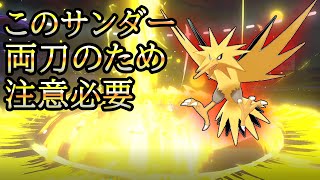 【ポケモン剣盾】両刀サンダー使ってみた