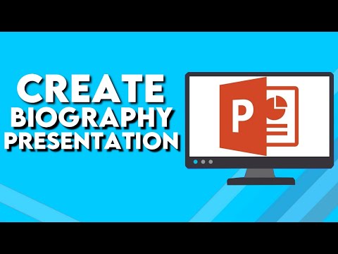 How do you present a biography in PowerPoint?