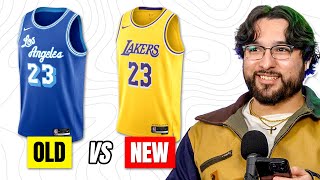 Which NBA Jersey Looks Better? (Old Vs New!)