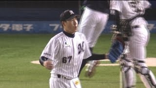 ロッテ先発・西野、満塁のピンチもブランコを併殺斬り 2013.06.12 M-DB