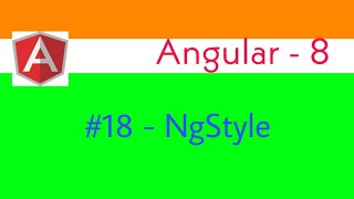 NgStyle Directive In Angular 8 | Angular 8 Tutorial In Hindi |