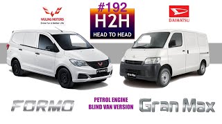 H2H #192Wuling FORMO vs Daihatsu GRAN MAX