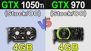 GTX 1050 Ti Vs. GTX 970 | Stock and Overclock | Latest Drivers Updates