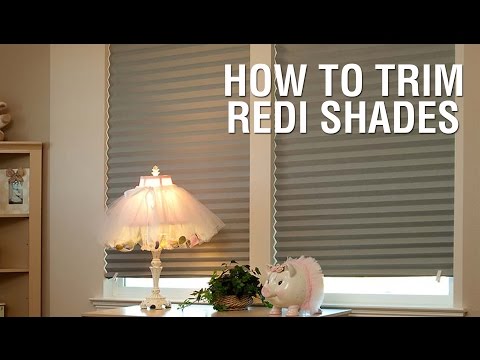 How to Trim Your Redi Shades How to Trim Your Redi Shades