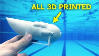 Making 3D prints actually waterproof