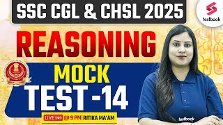 SSC CGL CHSL Reasoning Mock test 2025 by Ritika Ma'am #14