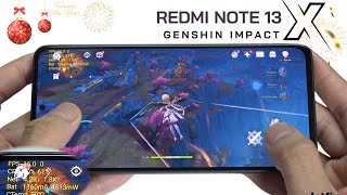 Xiaomi Redmi Note 13 Genshin Impact Gaming test | Snapdragon 685, 120Hz Display