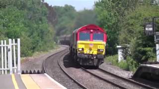 Trains at Tamworth station 28/06/19 (ft. 66721, Hull Trains HST \u0026 NMT)