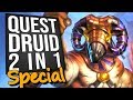 2 in 1 Quest Druid Special - Feat. King Phaoris! | Standard | Hearthstone