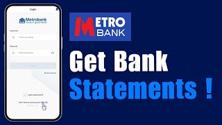 How To Get Metro Bank Statement On App (2024)