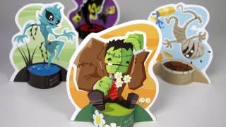 A brand new SPOOKY MONSTERS papercraft video