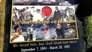 NEW* Eazy-E tombstone unveiling #eazye #eazyebirthday #ruthlessmemories