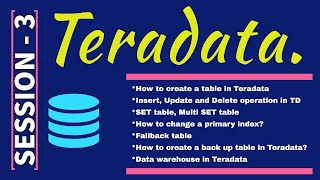 Teradata Tutorial for beginners | Teradata complete training | Teradata interview questions, answers