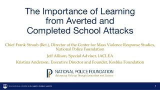 The Importance of Learning from Averted and Completed School Attacks