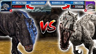 MAJUNGASAURUS VS INDOMINUS REX LEVEL 999 | Jurassic World: The Game