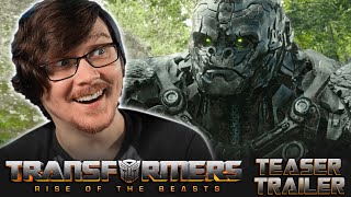 TRANSFORMERS: RISE OF THE BEASTS Official Teaser Trailer REACTION!