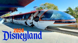 Disneyland Monorail [TAIL VIEW Round Trip] 2024 - Disneyland Resort Full Ride 4K POV