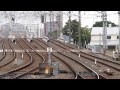 京成高砂駅　成田空港行同時到着・スカイライナー＆シティライナー通過