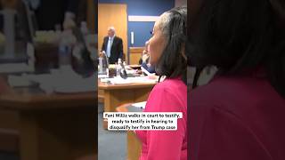 Fulton County District Attorney Fani Willis in court during hearing to disqualify her in Trump case