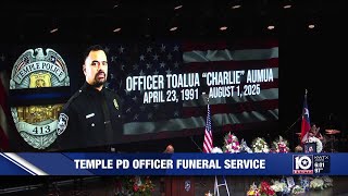Temple community bids a final farewell to fallen officer Toalua Charlie Aumua